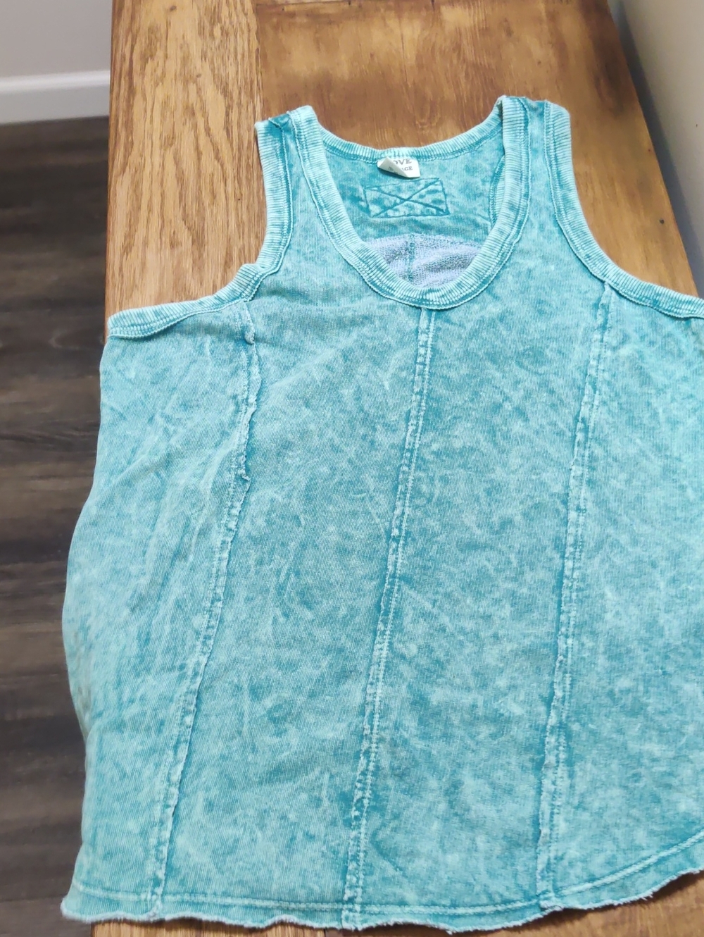 Washed Aqua Women’s Tank Top